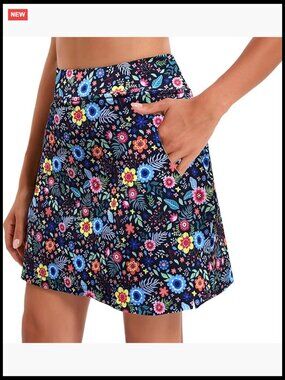 Women's Active Skort Lightweight Tennis Skirt Running Golf Workout
